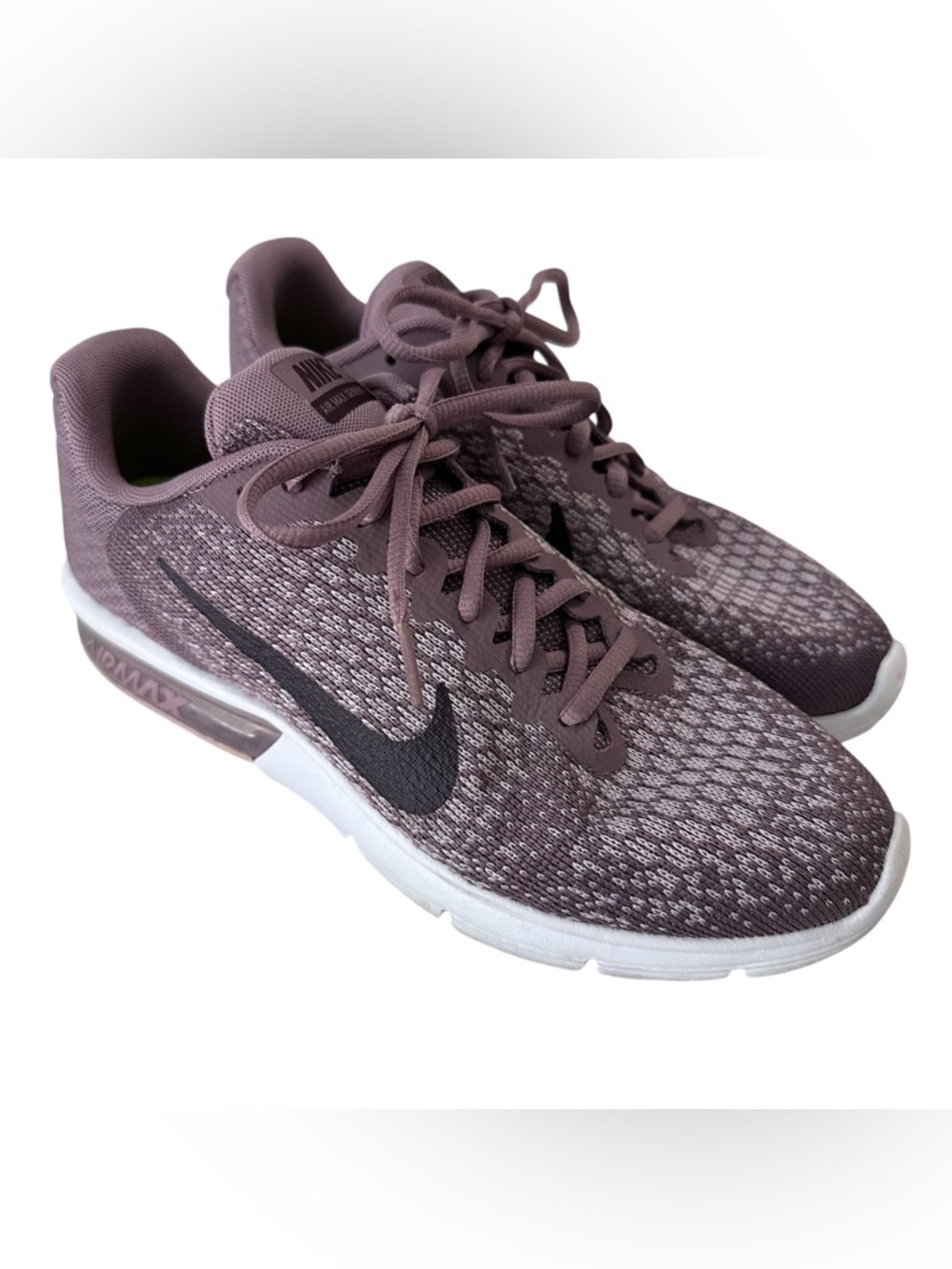 Nike Air Max Sequent 2 Sneakers Womens 8 Purple Athletic Running